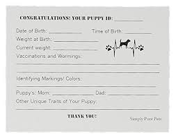 Two Arrows Puppy Whelping Charts For Record Keeping Great