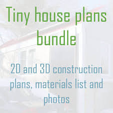 Tiny House Plans Bundle 2d And 3d