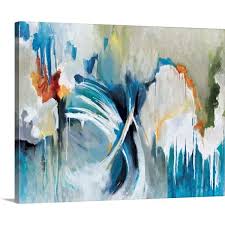 Greatbigcanvas Frameless 24 In H X 30 In W Abstract Canvas Painting 2403670 24 30x24