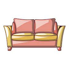 Love Seat Sofa Icon Cartoon