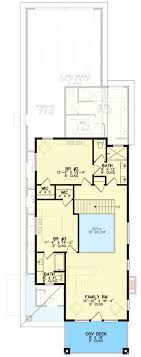 2 Story Narrow Lot House Plan With