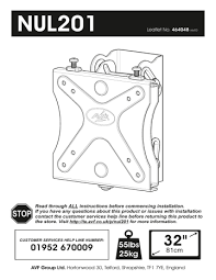 Avf Nul204 A Multi Position Tv Mount