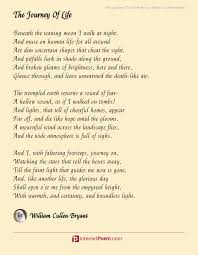life poem by william cullen bryant