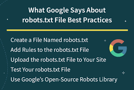 robot txt seo best practices common
