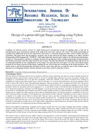 Pdf Design Of A Protected Type Flange Coupling Using Python