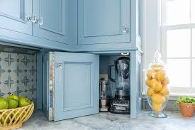 Folding Blue Cabinet Doors To Small