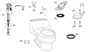 toto prominence toilet replacement parts