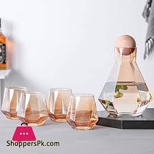 Buy Diamond Glasses Water Set Kettle