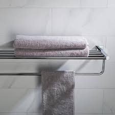 Kraus Ventus Bathroom Shelf With Towel