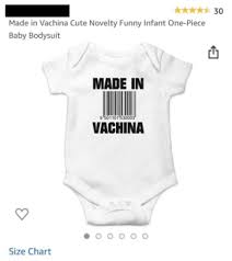 30 Made In Vachina Cute Novelty Funny Infant One Piece Baby