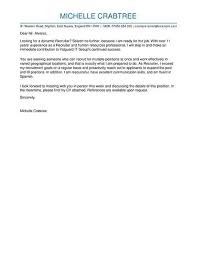 Recruiter Cover Letter Template Cover Letter Templates