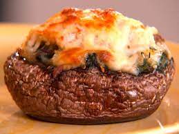 Portobello Stuffed With Crabmeat gambar png