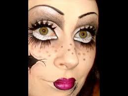 psycho doll halloween makeup
