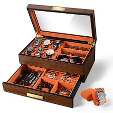 ikkle wooden watch box for men solid