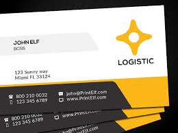 free business card design logistic