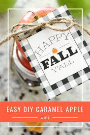 easy diy caramel apple gift and free