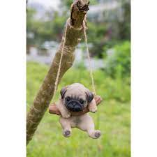 Pug dog wallpaper 77 pictures. 5 Brown And Black Hanging Pug Puppy Statue Puppies Pug Puppy Cute Pug Puppies