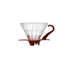 Hario Glass Coffee Dripper V60 01 Red