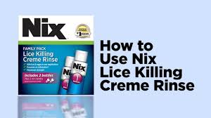 nix creme rinse lice treatment