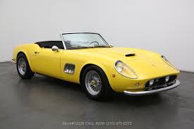 Matt initially had the idea of finding the molds to the car and producing replicas, until he realized that classic cars by renucci was already producing the calspyder. 1961 Ferrari 250 Gte Is Listed Sold On Classicdigest In Los Angeles By Beverly Hills For 82500 Classicdigest Com