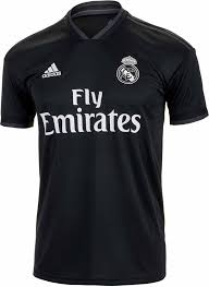 Buy official real madrid training kit from adidas including polo shirts, tracksuits, sweat tops, pants and more. 2018 19 Adidas Real Madrid Away Jersey Soccer Master