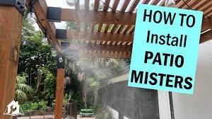 how to install patio misters diy