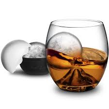 on the rock glass set ice ball maker