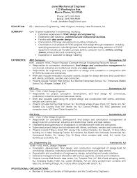 Resume CV Cover Letter  mechanical design engineer resume example     Example of Mechanical Design Engineer Cover Letter for Employment
