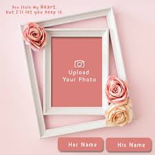 photo and name editor on love frame