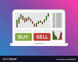 Trading Candlestick Chart Buy And Sell Buttons