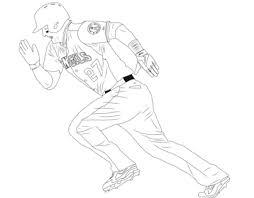 Mike trout coloring page from mlb category. Miketrout Projects Photos Videos Logos Illustrations And Branding On Behance