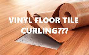 Curling Self Adhesive Vinyl Floor Tiles