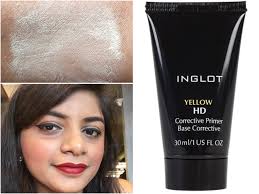 inglot hd corrective primer yellow