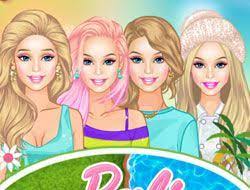 barbie 4 seasons makeup barbie games