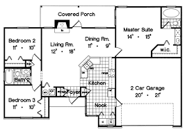 House Plan 63180 Traditional Style