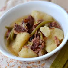 slow cooker ham green beans potatoes