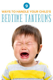 2 year old bedtime tantrums sleeping