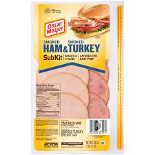 oscar mayer smoked ham turkey sub kit