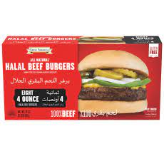 Halal Beef Burger gambar png