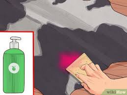 how to clean a cowhide rug liquid