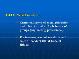 While the code of conduct originated with the electronics industry in mind, it is applicable to and used by many industries beyond electronics. Ch3 Engineering Ethics Sources Moral And Professionalism What Is Engineering Ethics Ethical Theories Problems And Ethical Problem Solving Techniques Ppt Video Online Download