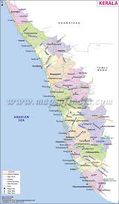 Kerala is a state tucked away in the southwest corner of india. Jungle Maps Map Of Kerala Rivers