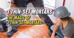 Thinset mortar is your default tile mortar for most indoor and outdoor applications. The Magic Of 3 Thin Set Mortars Make It Right Bathroom Renovation