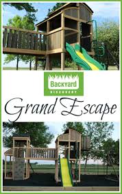 Ultimate backyard playground | outdoor furniture design. Backyard Discovery Grand Escape Swing Set Review Thrifty Nifty Mommy