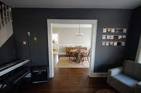 Dark Ash House Interior Living Room Paint