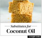What is the best substitute for coconut oil in baking?