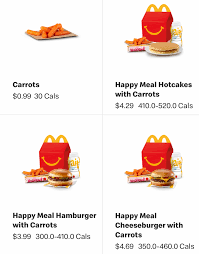 mcdonald s carrot happy meal 2021