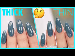 gel polish make your nails look thick