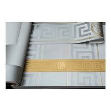 Silver Gold Versace Wallpaper Border