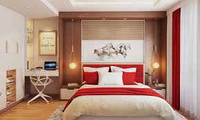 10 Red Colour Bedroom Designs For Your